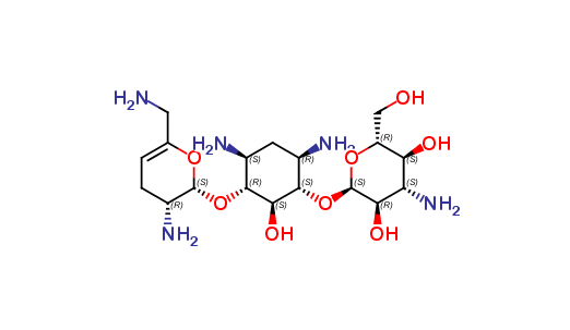 O-3-Amino-3-deoxy-α-D-glucopyranosyl-(1→6)-O-[2,6-diamino-2,3,4,6-tetradeoxy-α-D-glycero-hex-4-enopy
