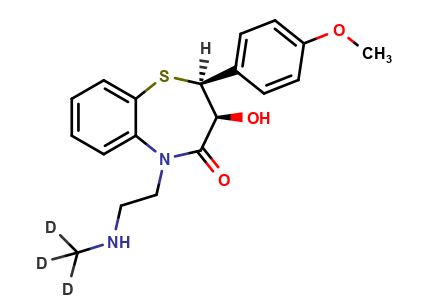 O-Desacetyl N-Desmethyl Diltiazem D3