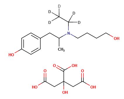 O-Desmethyl Mebeverine Alcohol D5 Citrate