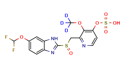 O-Desmethyl Pantoprazole O-Sulfate D3