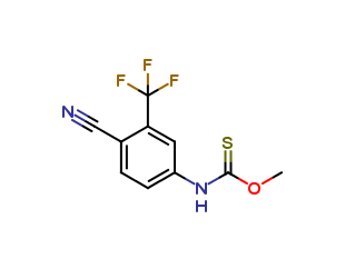 O-methyl (4-cyano-3-(trifluoromethyl)phenyl)carbamothioate
