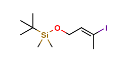 O-tert-Butyldimethylsilyl-3-iodo-(2E)-buten-1-ol