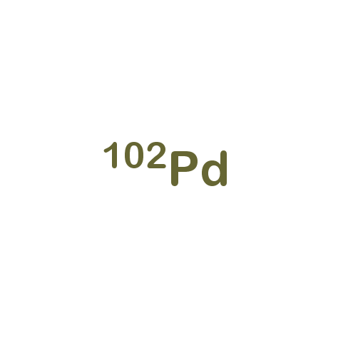 Palladium-102 isotope
