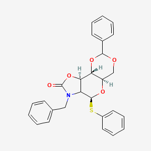 Phenyl N-Benzyl-2-amino-4,6-O-benzylidene-2-N,3-O-carbonyl-2-deoxy-1-thio-beta-D-glucopyranoside