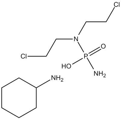 Phosphoramide mustard cyclohexylammonium salt