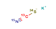 Potassium thiocyanate-13C-15N-34S