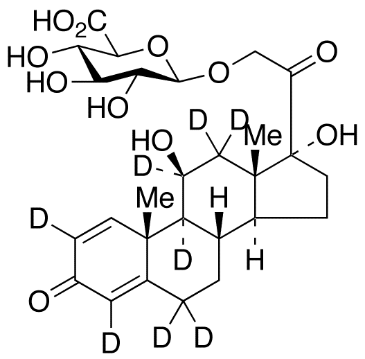 Prednisolone-d8 (Major) 21-β-D-Glucuronide
