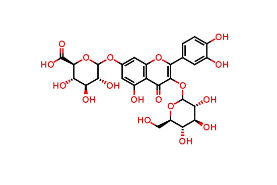 Quercetin 3-glucoside-7-glucuronide