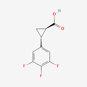 Rac-(1R,2R)-2-(3,4,5-trifluorophenyl)cyclopropane-1-carboxylic acid