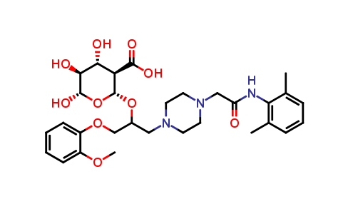Ranolazine β-D-Glucuronide