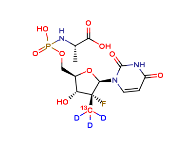 Sofosbuvir metabolite GS-566500 13CD3