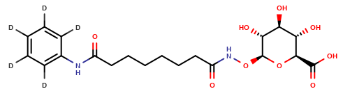 Suberoylanilide-d5 Hydroxamic Acid β-D-Glucuronide