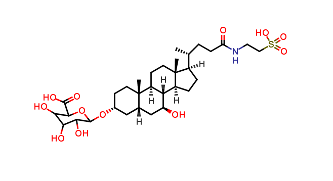 Tauroursodeoxycholic acid 3-O-β-glucuronide