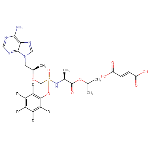 Tenofovir Alafenamide-d5 Fumarate (diastereomers)