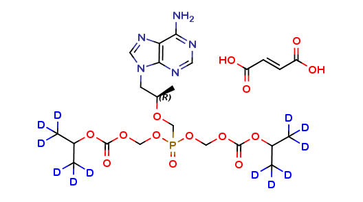 Tenofovir disoproxil D12 fumarate