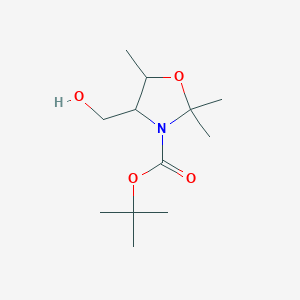 Tert-butyl 4-(hydroxymethyl)-2,2,5-trimethyl-1,3-oxazolidine-3-carboxylate