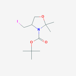 Tert-butyl 4-(iodomethyl)-2,2-dimethyl-1,3-oxazolidine-3-carboxylate