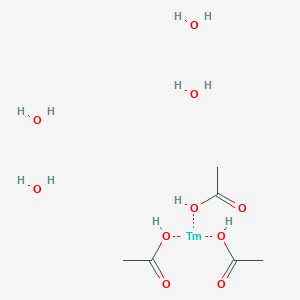 Thulium(III) acetate tetrahydrate, 99.9% (REO),crystalline