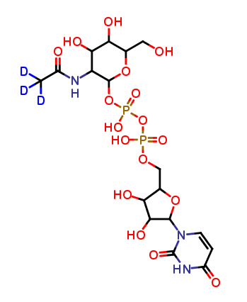 Uridine 5’-Diphospho-N-acetylglucosamine-d3