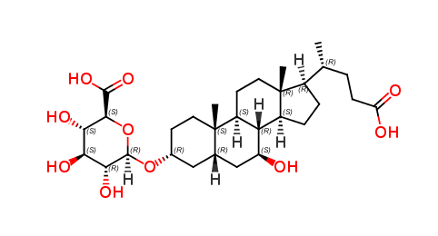 Ursodeoxycholic Acid 3-O-β-D-glucuronide