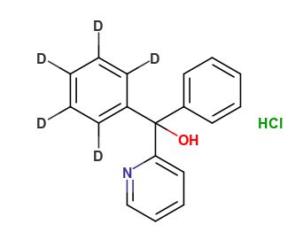 a,a-Diphenyl-2-pyridinemethanol Hydrochloride-d5