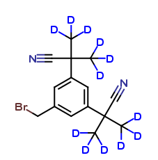a,a,a’,a’-(Tetramethyl-d12)-5-bromomethyl-1,3-benzenediacetonitrile