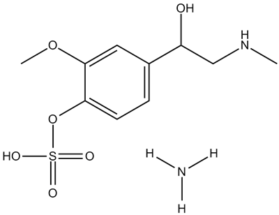 alpha,alpha,beta,beta-Metanephrine 4-(hydrogen sulfate) ammonium salt