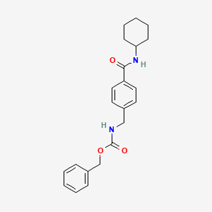 benzyl N-{4-[(cyclohexylamino)carbonyl]benzyl}carbamate