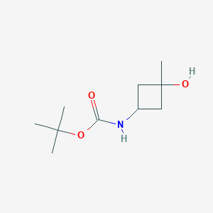cis-tert-butyl 3-hydroxy-3-methylcyclobutylcarbamate
