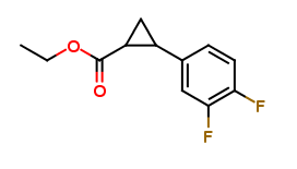 ethyl 2-(3,4-difluorophenyl)cyclopropanecarboxylate