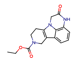 ethyl 2,3,9,10-tetrahydro-2-oxo-1H-pyrido[3',4':4,5]-pyrrolo[1,2,3-de]quinoxaline-8(7H)-carboxylate