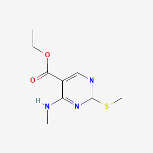ethyl 4-(methylamino)-2-methylsulfanylpyrimidine-5-carboxylate