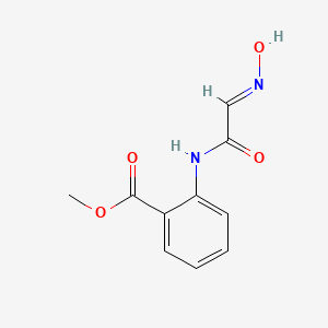 methyl 2-[[(2E)-2-hydroxyiminoacetyl]amino]benzoate