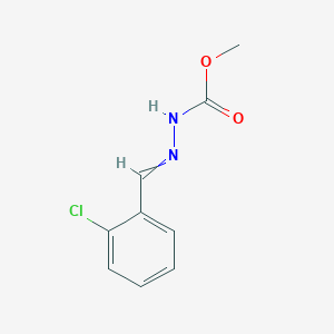 methyl 2-[(E)-(2-chlorophenyl)methylidene]-1-hydrazinecarboxylate