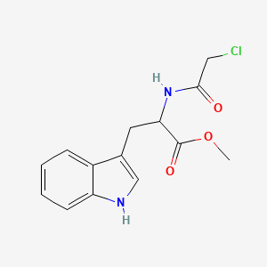 methyl 2-(2-chloroacetamido)-3-(1H-indol-3-yl)propanoate