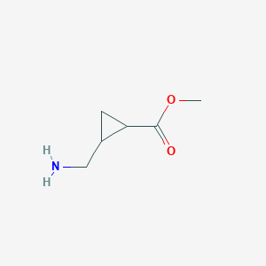 methyl 2-(aminomethyl)cyclopropane-1-carboxylate hydrochloride