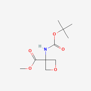 methyl 3-{[(tert-butoxy)carbonyl]amino}oxetane-3-carboxylate