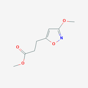 methyl 3-(3-methoxyisoxazol-5-yl)propanoate