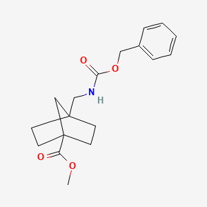 methyl 4-((((benzyloxy)carbonyl)amino)methyl)bicyclo[2.2.1]heptane-1-carboxylate