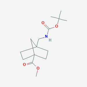 methyl 4-(((tert-butoxycarbonyl)amino)methyl)bicyclo[2.2.1]heptane-1-carboxylate