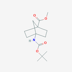 methyl 4-((tert-butoxycarbonyl)amino)bicyclo[2.2.1]heptane-1-carboxylate