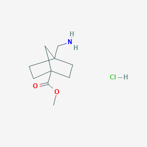 methyl 4-(aminomethyl)bicyclo[2.2.1]heptane-1-carboxylate hydrochloride