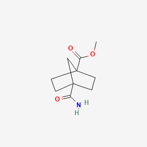 methyl 4-carbamoylbicyclo[2.2.1]heptane-1-carboxylate