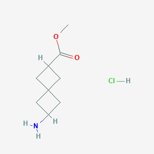 methyl 6-aminospiro[3.3]heptane-2-carboxylate hydrochloride