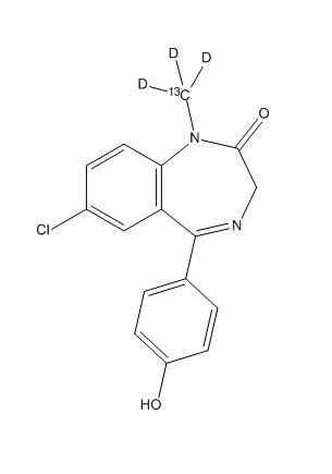p-Hydroxy Diazepam-13CD3