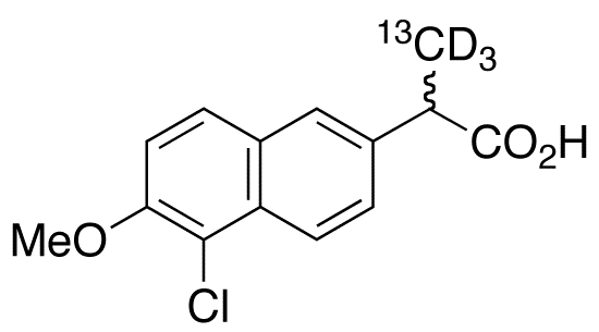 rac-5-Chloro Naproxen-13CD3
