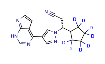 rac-Ruxolitinib-d8