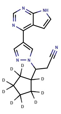 rac-Ruxolitinib-d9 (major)