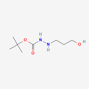 tert-Butyl 2-(3-hydroxypropyl)hydrazinecarboxylate