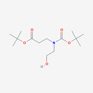tert-Butyl 3-(tert-butoxycarbonyl(2-hydroxyethyl)amino)propanoate